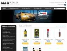 Tablet Screenshot of maddetailer.com